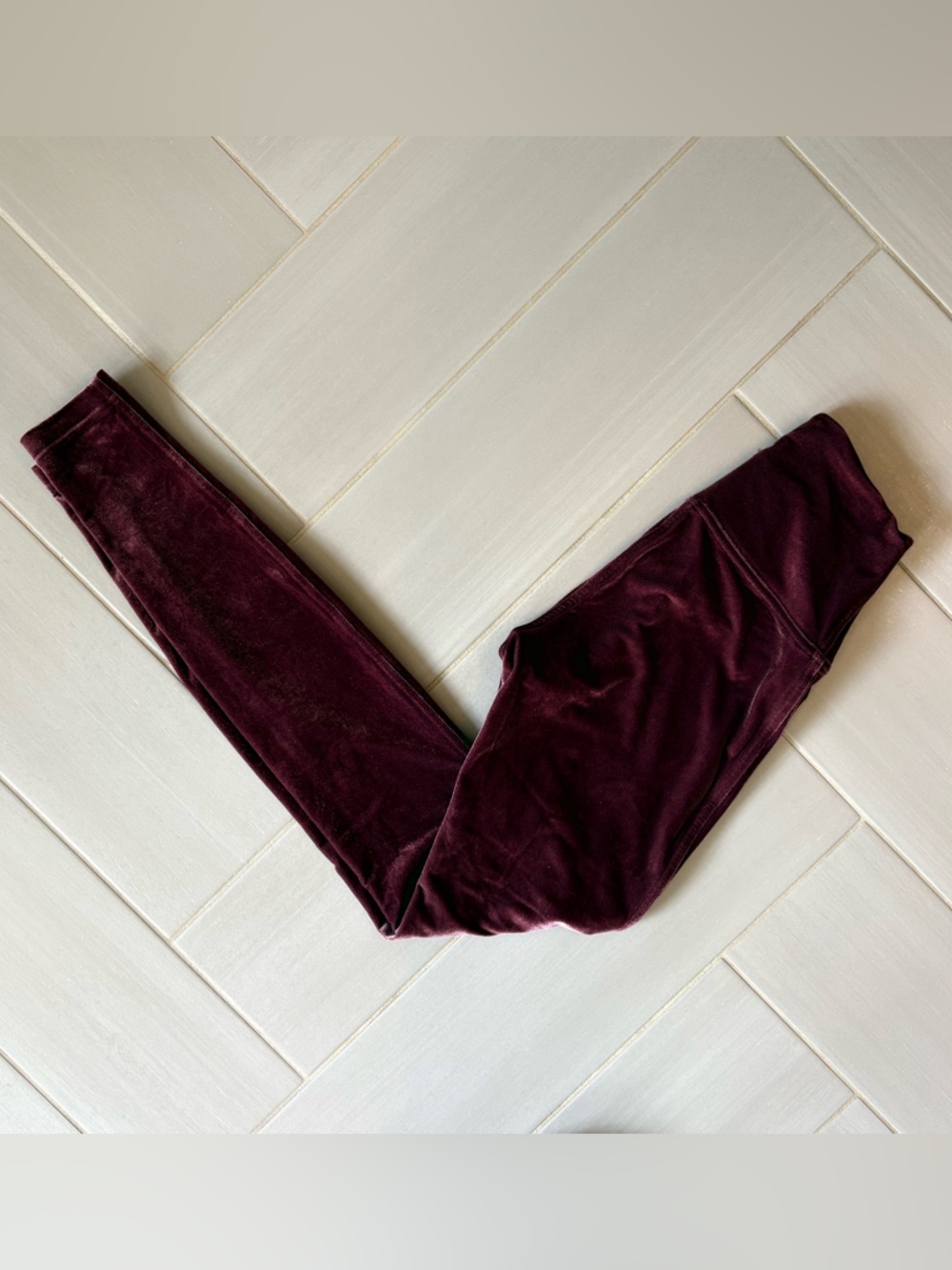 lululemon athletica Velvet Leggings in Deep Plum